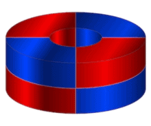 Neodýmový magnet prsteň 66,5-30x4 mm (do 150°C) - N35SH