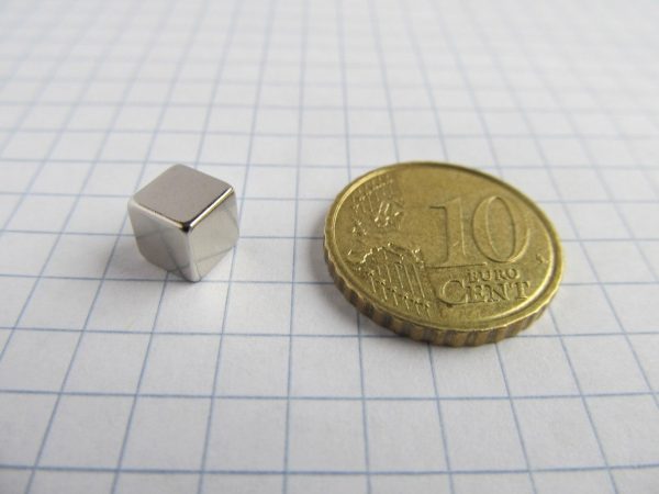 Neodýmový magnet kocka 6x6x6 mm - N42