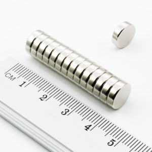Neodýmový magnet valec 10x3 mm - N38