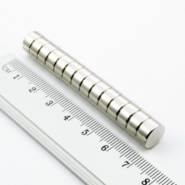 Neodýmový magnet valec 10x5 mm - N25