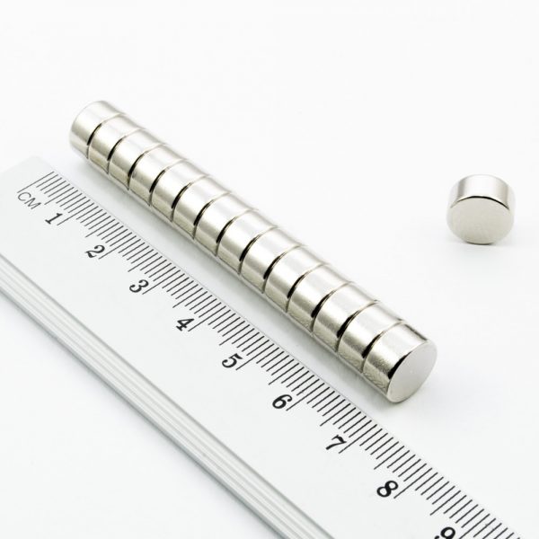 Neodýmový magnet valec 10x5 mm - N45
