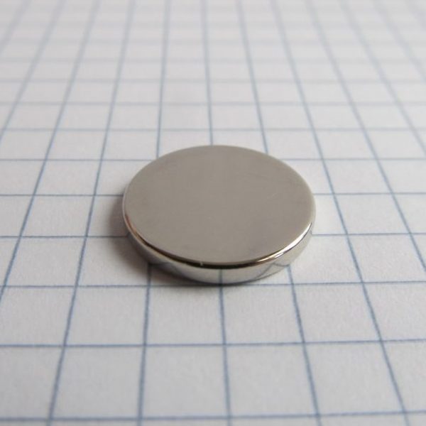 Neodýmový magnet valec 15x2 mm - N38