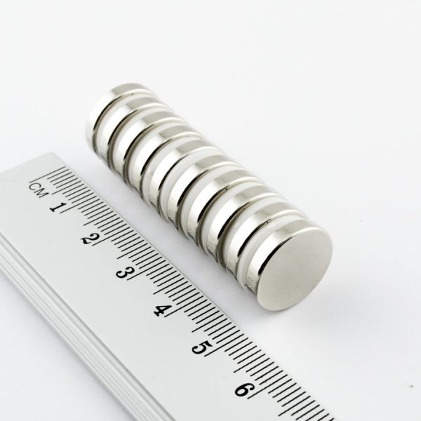 Neodýmový magnet valec 15x3 mm - N38