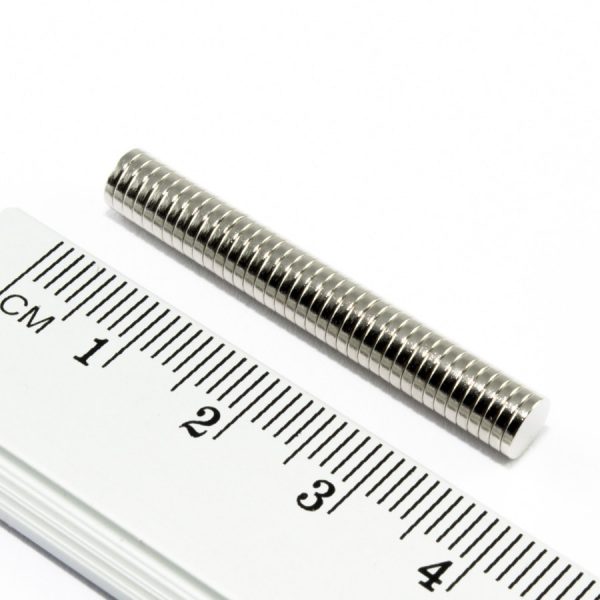 Neodýmový magnet valec 5x1 mm - N45