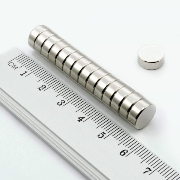 Neodýmový magnet valec 10x4 mm - N38