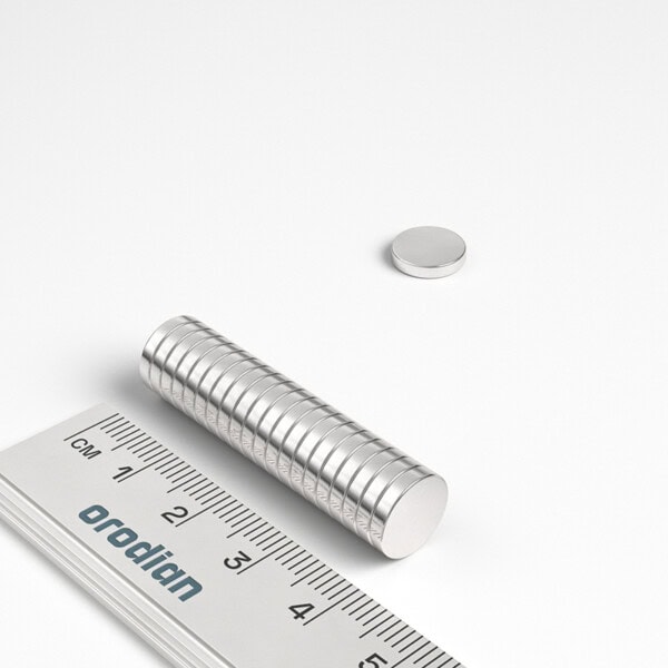 neodýmový magnet valec 10x2 mm