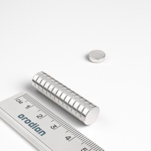neodýmový magnet valec 10x3 mm