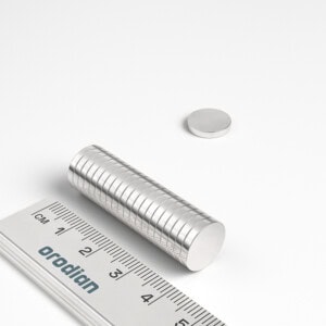 neodýmový magnet valec 12x2 mm