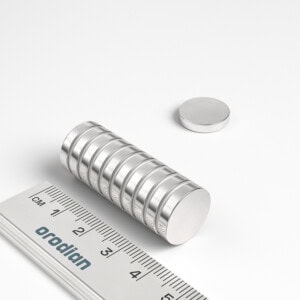 neodýmový magnet valec 15x3 mm