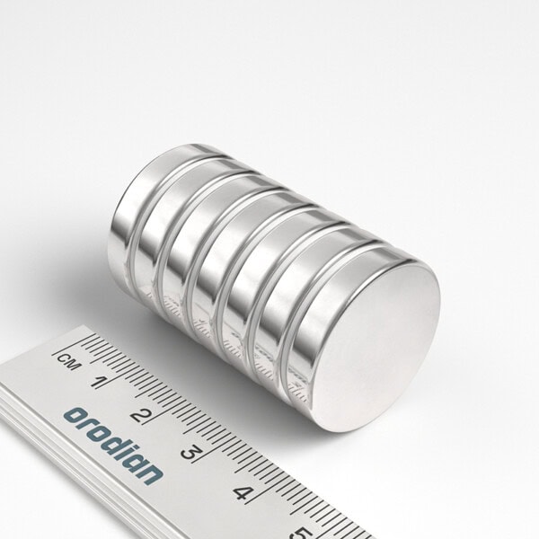 neodýmový magnet valec 25x5 mm