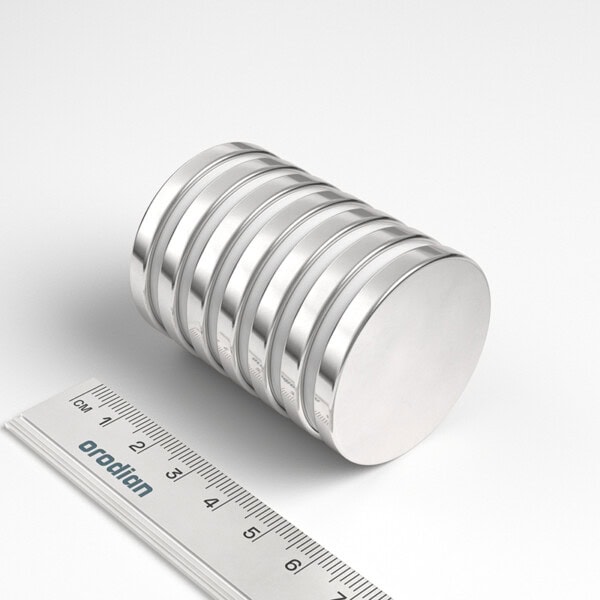 neodýmový magnet valec 40x5 mm