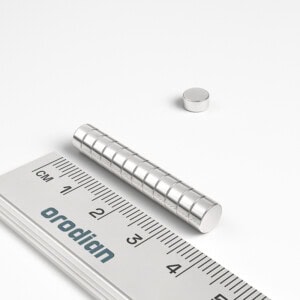 neodýmový magnet valec 6x3 mm