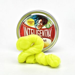 inteligentná plastelína svietiaca žltá